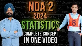 Statistics Part 2 for NDA one shot || all concepts and practice questions by Sandeep Brar ||