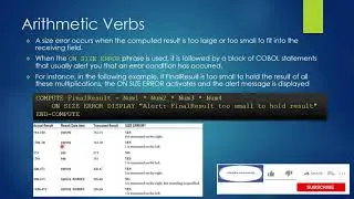 Compute - on size error in COBOL | Handle on size error in arithmetic operations | COBOL Tutorials