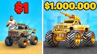 MONSTER TRUCK de 1$ vs 1.000.000$ en GTA 5