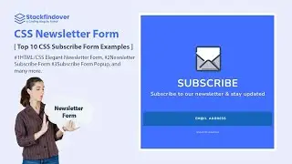 CSS Newsletter Form [ Top 10 CSS Subscribe Form Examples ]