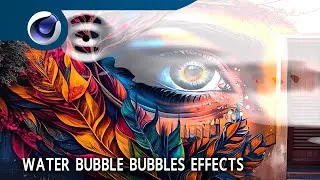 Water Bubble Effects - Cinema 4D Tutorial