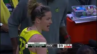 Last minute of Seattle Storm vs Phoenix Mercury