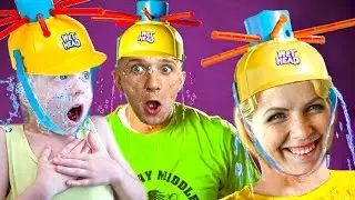 Челлендж мокрая голова Extreme Wet Head Challenge кто уйдет весь мокрый Веселое видео для всей семьи