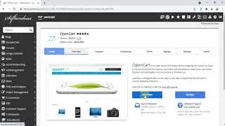 How to install OpenCart in DirectAdmin with Softaculous