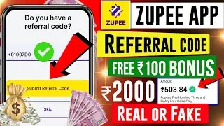 Zupee referral code 2024 | Zupee referral code | Zupee app refer code | Refferal code zupee