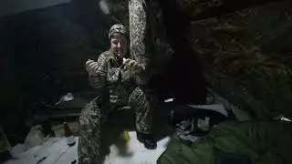 Охотник на рыбалке. Ловим и тут же жарим рыбу.