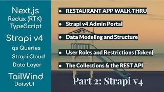 Next.js Redux (RTK) Strapi v4 Cloud Typescript Tailwind - Data Model & Data Layer - SSG ISR  Part 2