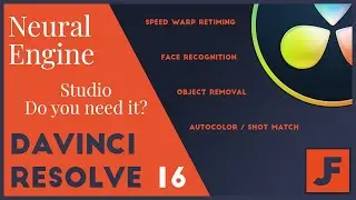 Davinci Resolve 16 - All Neural Engine Features -Studio Only