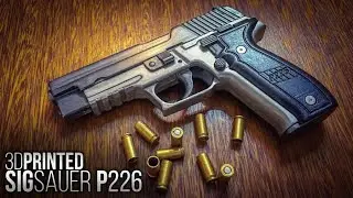 3D Printed SIG Sauer P226 with Shell-ejecting | Rubber band