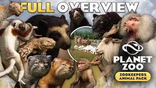 🐻 COMPLETE OVERVIEW! Animals, Props, Morphs & More! | Planet Zoo: Zookeeper's Animal Pack & 1.18