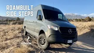 Roambuilt Side Steps Install | 4x4 Sprinter Van Build