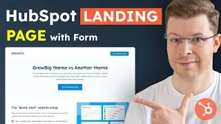 Create a HubSpot Landing Page With Form (Tutorial)