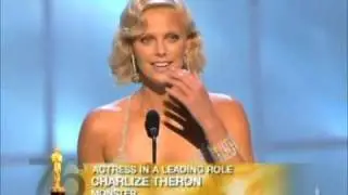 Charlize Theron winning Best Actress for Monster | 76th Oscars (2004)