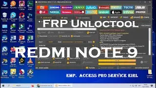 ✅COMO ELIMINAR CUENTA DE FRP REDMI NOTE 9  Con Unlock Tool