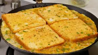 एकदम बाजार जैसा मसालेदार ब्रेड चीज़ आमलेट | Bread Cheese Omelette Recipe | Breakfast | Kabitaskitchen