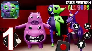 Green Monster 4 All Boss - Gameplay Walkthrough Part 1 (Android, iOS)