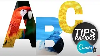 Recortar fotos forma de Letras Canva ~ Herramienta Gratis