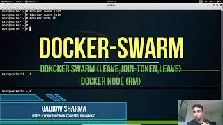 3. Docker Swarm (In Hindi) : Add and remove node form the docker swarm