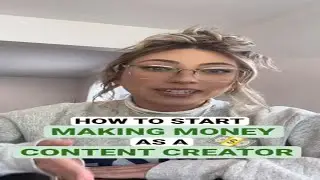 HOW TO START MAKING MONEY AS A CONTENT CREATOR