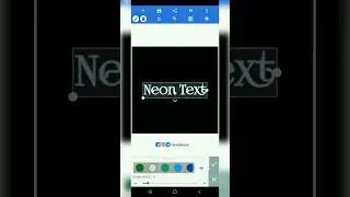 Cara Membuat Neon Text Dengan Smartphone Menggunakan Aplikasi PixelLab