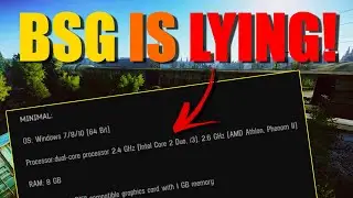 The TRUTH Behind Tarkov's MINIMUM REQUIREMENTS is BSG MISLEADING Players? - Tarkov 0.13