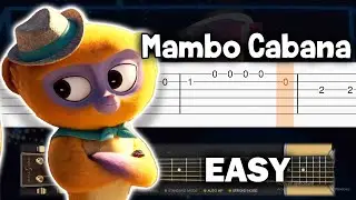 Vivo - Mambo Cabana - EASY Guitar tutorial (TAB)