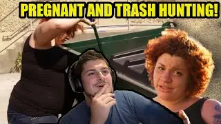 PREGNANT WOMAN EATS FROM TRASH! |EXTREME CHEAPSKATES|