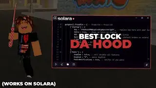 (2 TAPS) New Best Da Hood Aimlock Script! (Works On Solara!)