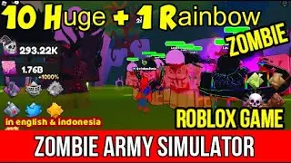 Zombie Army Simulator ROBLOX HUGE update Rainbow Wizard Powerfull ZOMBIE 2023