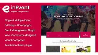 Event Management - Multi-Purpose Event, Conference WordPress Theme | Themeforest Website Templates