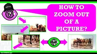 How to zoom out and pan on a picture | Zooming out photo video effect 