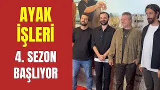 Ayak İşleri 4. sezon tanıtımı düzenlenen etkinlikle gerçekleşti. Oyunculardan samimi cevaplar geldi