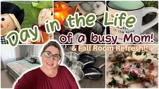 DAY in the LIFE of a BUSY Mama! | FALL 2023 Room REFRESH