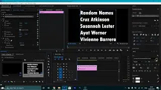 Easy Scrolling Credits | Premiere Pro Tutorial