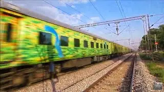 200km/h Fit Locomotive Goes Berserk With 12276 Allahabad Duronto || Indian Railways