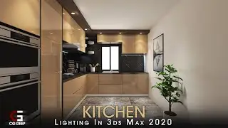 Vray Next | Modern Kitchen Interior Lighting and Rendering Tutorial In 3ds Max 2020