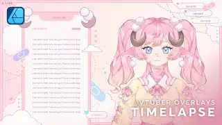 Vtuber Overlays for XiiaLiaVT 「 TIMELAPSE 」|  Vtuber Graphics, Stream Assets & Overlays