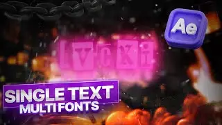 MULTIPLES FONT IN A SINGLE TEXT | AFTER EFFECTS EXPRESSION