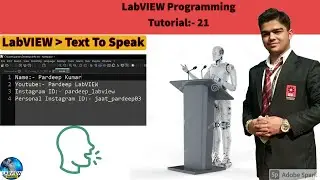 Labview | Tutorial 21 Text To Speak in Labview | LabVIEW Programming