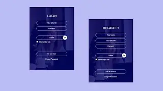 How To Make Login And Registration Form Using HTML CSS | Sign In & Sign Up Form Design