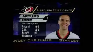 NHL STANLEY CUP FINALS 2002 - Game 3 - Detroit Red Wings @ Carolina Hurricanes