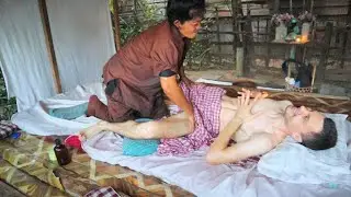 This will be painful, Sir | ASMR Traditional Khmer massage in Cambodia