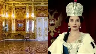 Екатерининский дворец  Царского Села. Парадная лестница. Тронный зал. Антикамеры.