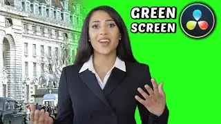 How to Remove Green Screen in DaVinci Resolve 18 | Green Screen Tutorial