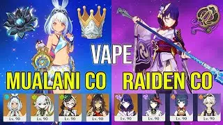 Mualani C0 Vape & Raiden C0 Overload Spiral Abyss Floor 12 Genshin Impact