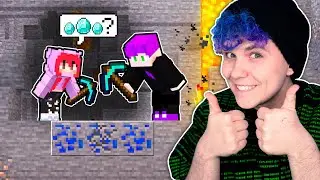 ПЕРВЫЕ АЛМАЗЫ 😂 МОЯ Девушка НАЧАЛА ИГРАТЬ В МАЙНКРАФТ 🤡 Первый раз #5 