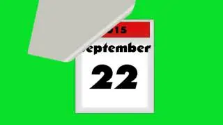 Calendar Turning / Changing Animation