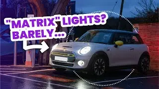 MINI Cooper SE / Electric (F56): Adaptive Matrix LED Lights Struggling on Rainy Roads [Review]