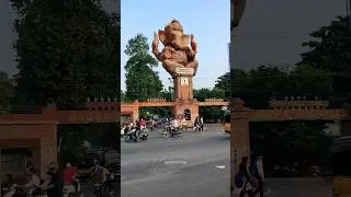 Moving Ganesha Idol - Andhra University