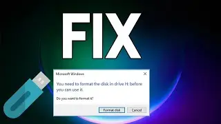 How To Fix Format The Disk in Drive Before You Can Use it in Windows 11